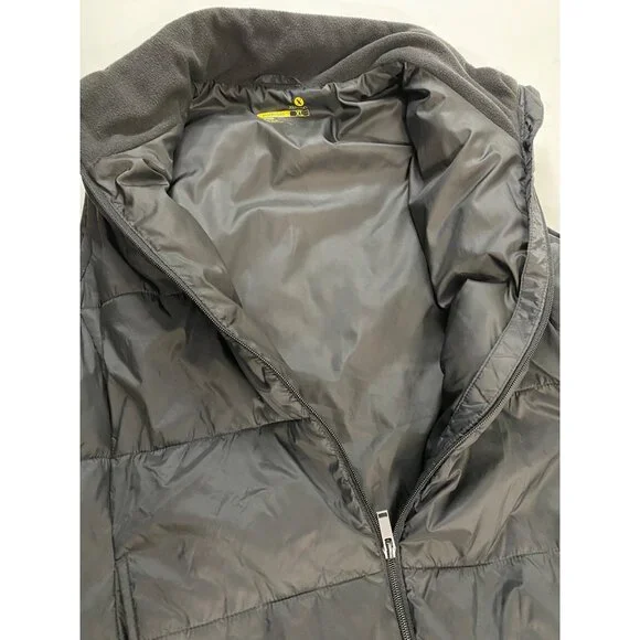 Xersion Men’s Packable Puffer Vest XL Black Lightweight Zip Up - Picture 10 of 12